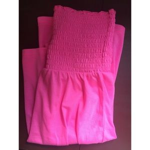 Hot pink swim cover up size small
